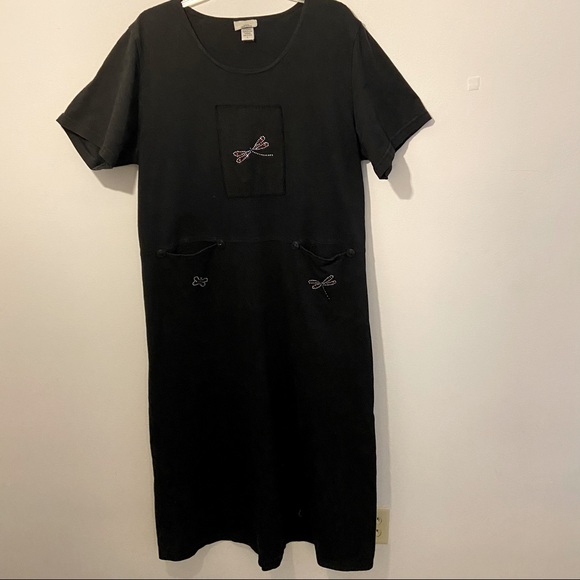 Red Coral Brand Modest Maxi Dress with Rhinestone - Picture 1 of 4